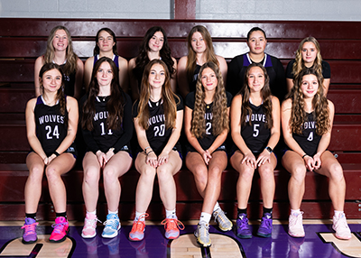 Girls varsity basketball team